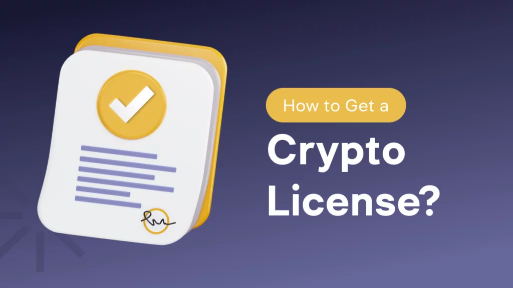 What services does the crypto license cover?